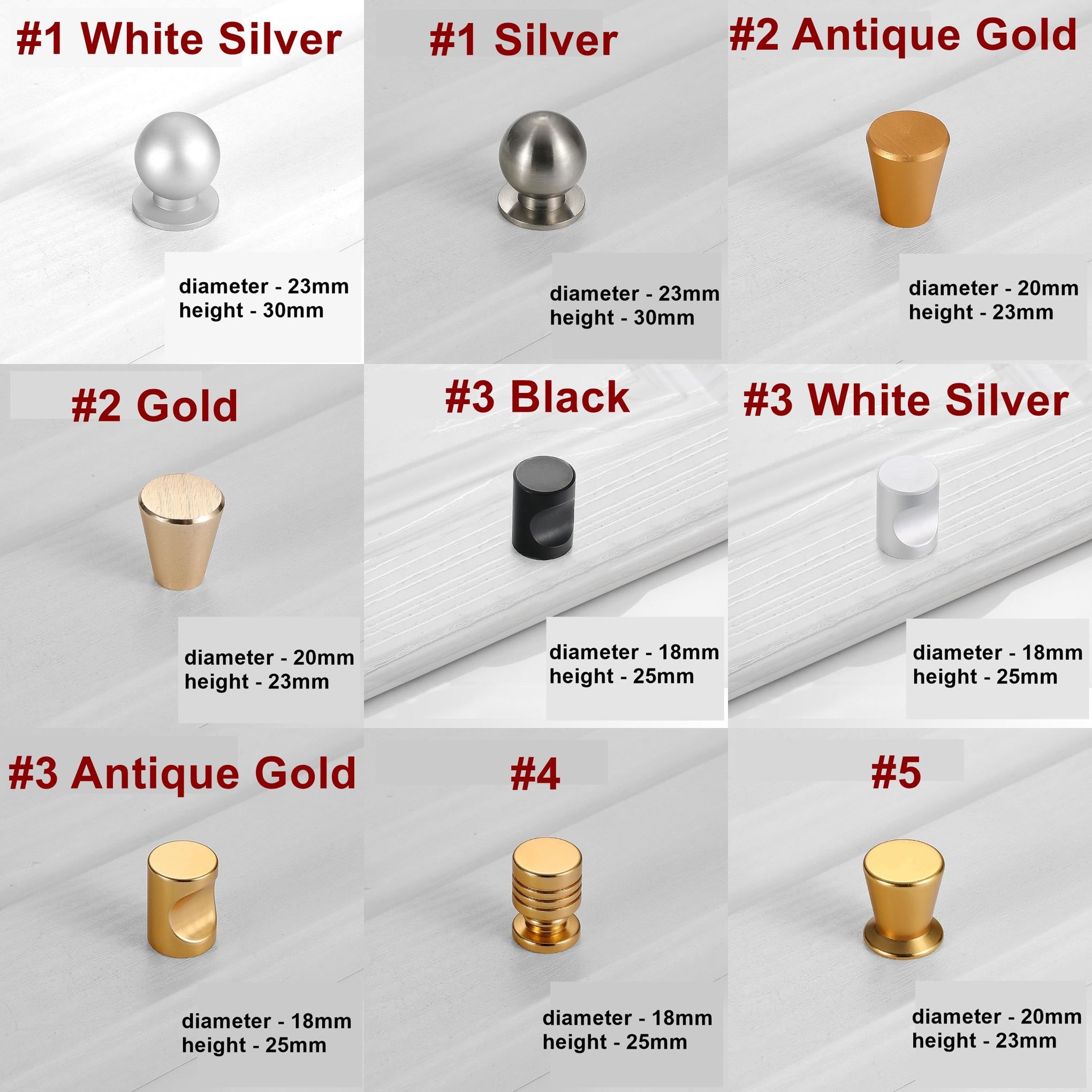 Modern Minimalist Metal Cabinet Knobs Scandinavian Drawer Pulls High Tech Handles Wardrobe Kitchen Dresser Closet Furniture Hardware