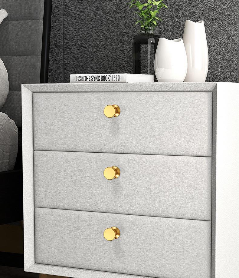 Modern Minimalist Metal Cabinet Knobs Scandinavian Drawer Pulls High Tech Handles Wardrobe Kitchen Dresser Closet Furniture Hardware