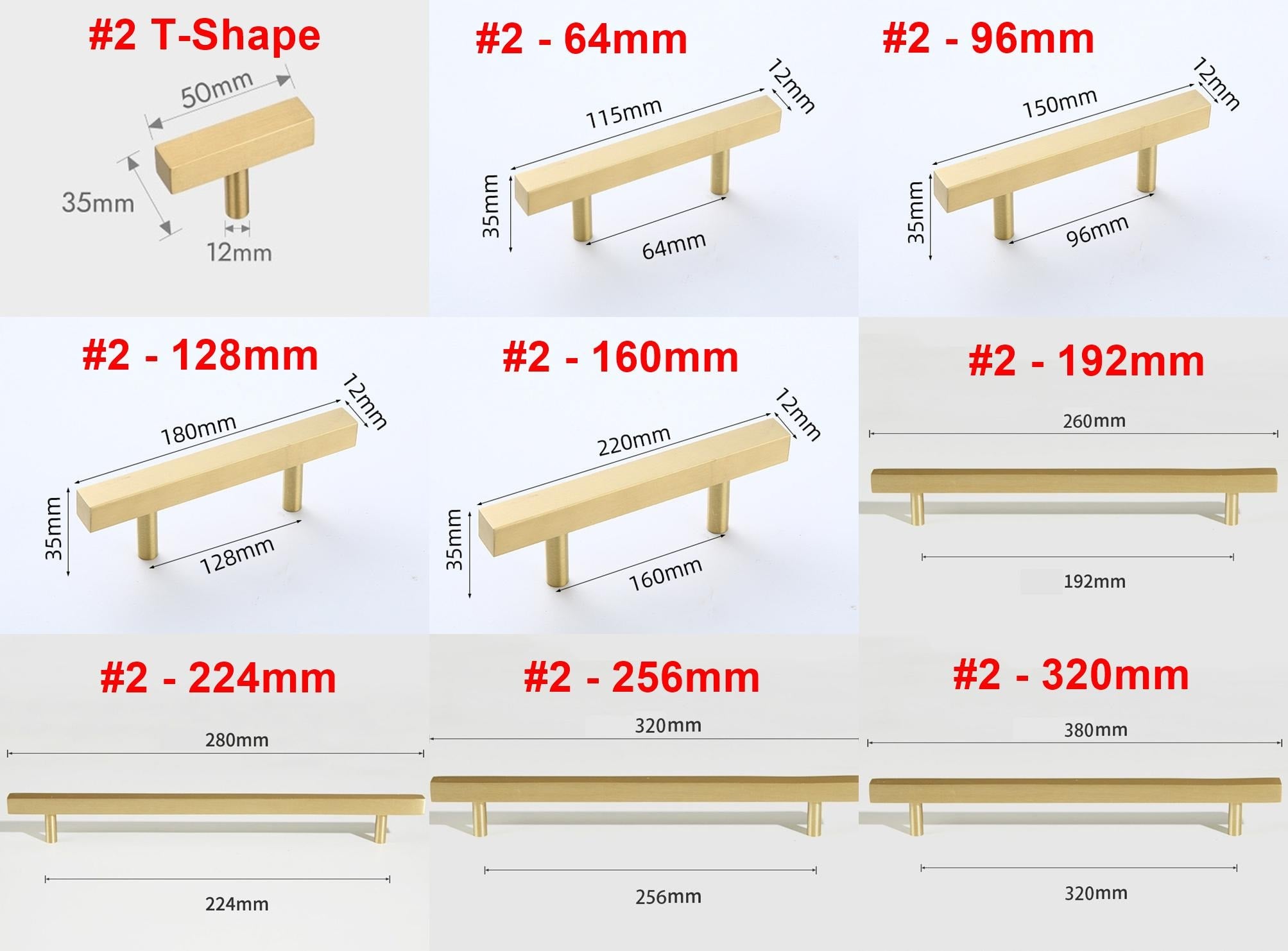 Solid Brass Square Drawer Handles Cabinet Pulls Dresser Knobs Furniture Hardware Kitchen Cupboard Wardrobe Minimalist Modern Gold Design