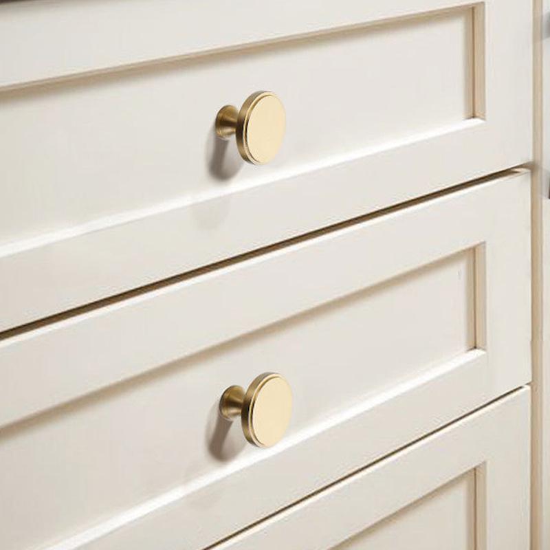 Solid Brass Vintage Cabinet Pulls & Knobs - Gold Finish Hardware - #6 - 160mm / 1pc