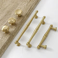 Solid Brass Vintage Cabinet Pulls & Knobs - Gold Finish Hardware - #1 / 1pc