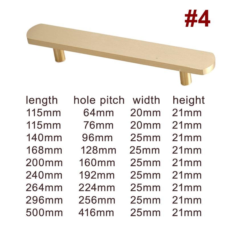Solid Brass Round Cabinet Pulls & Knobs - Brushed Gold Finish - #1 - 27mm / 1pc