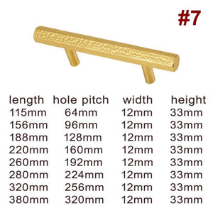Solid Brass Vintage Cabinet Pulls & Knobs - Gold Finish Hardware - #4 / 1pc