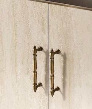 Solid Brass Cabinet Cup Pulls - Antique Bronze Finish for Cabinets - #1 - 31mm / 1pc
