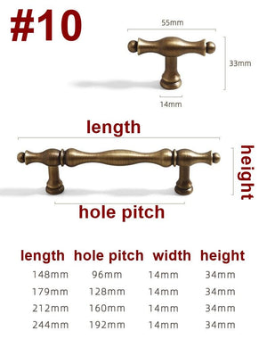 Solid Brass Cabinet Cup Pulls - Antique Bronze Finish for Cabinets - #5 - 25mm / 1pc