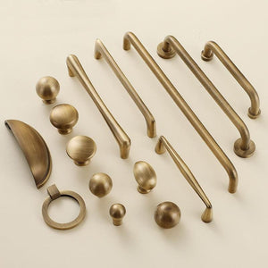 Solid Brass Cabinet Cup Pulls - Bronze Finish Decorative Hardware - No.1 / 1pc