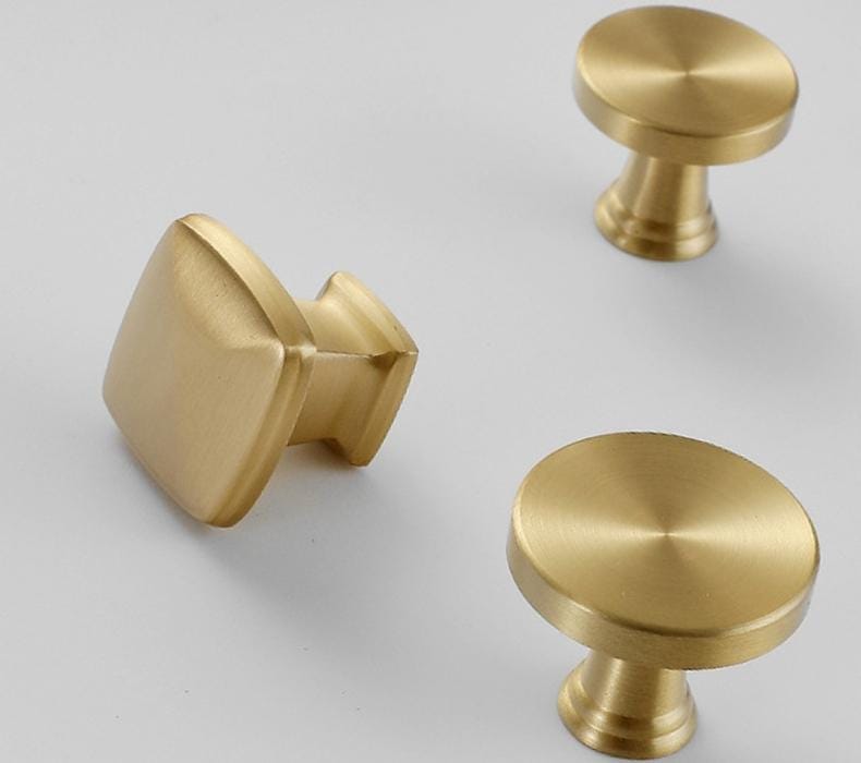 Solid Brass Cabinet Pulls & Knobs - Brass Color Finish for Cabinets - view 5