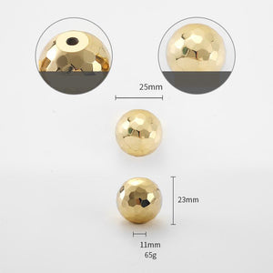 Solid Brass Cabinet Pulls & Knobs - Gold Finish Furniture Hardware - view 2