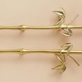 Solid Brass Cabinet Pulls & Knobs - Gold Finish Furniture Hardware - #12 left side / 1pc