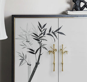 Solid Brass Cabinet Pulls & Knobs - Gold Finish Furniture Hardware - view 5
