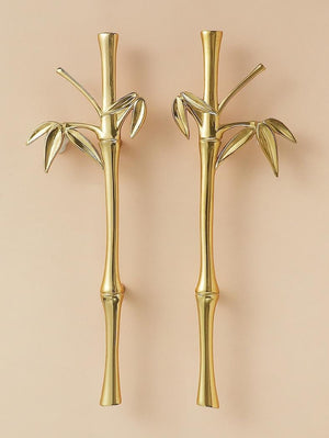 Solid Brass Cabinet Pulls & Knobs - Gold Finish Furniture Hardware - view 6