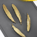 Solid Brass Cabinet Pulls & Knobs - Gold Finish Furniture Hardware - #1 left/gold/129mm / 1pc