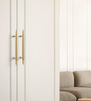 Solid Brass Cabinet Pulls & Knobs - Gold Finish Furniture Hardware - view 6