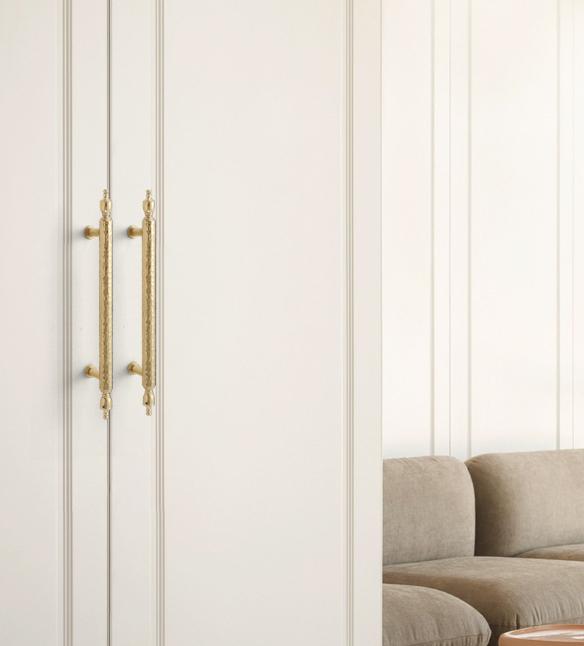 Solid Brass Cabinet Pulls & Knobs - Gold Finish Furniture Hardware - view 6