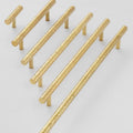 Solid Brass Cabinet Pulls & Knobs - Gold Finish Furniture Hardware - No.8 50mm / 1pc