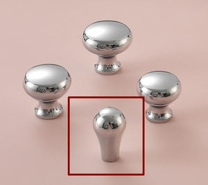 Solid Brass Cabinet Pulls & Knobs - Silver Finish for Wardrobes - view 7
