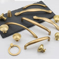 Solid Brass Cabinet Ring Pulls - Gold Finish Decorative Hardware - #1 / 1pc