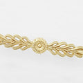 Solid Brass Floral Cabinet Pulls & Knobs - Gold Finish for Cabinets - #2 / 1pc