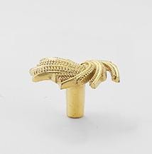 Solid Brass Floral Cabinet Pulls & Knobs - Gold Finish for Cabinets - view 5