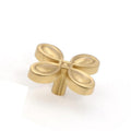 Solid Brass Floral Cabinet Pulls & Knobs - Gold Finish for Cabinets - #12 / 1pc