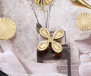 Solid Brass Floral Cabinet Pulls & Knobs - Gold Finish for Cabinets - view 3