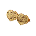 Solid Brass Floral Cabinet Pulls & Knobs - Gold Finish for Cabinets - #5 / 1pc