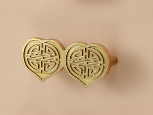 Solid Brass Floral Cabinet Pulls & Knobs - Gold Finish for Cabinets - view 4