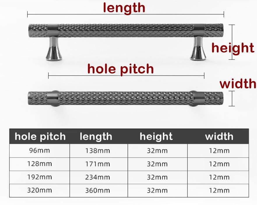 Solid Brass Knurled Cabinet Cup Pulls - Gold Finish for Wardrobes - Gold/Rectangle 57mm / 1pc