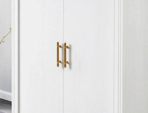 Solid Brass Knurled Cabinet Pulls & Knobs - Brushed Gold Finish - view 6