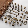 Solid Brass Neoclassical Cabinet Pulls & Knobs - Furniture Hardware - #1 / 1pc