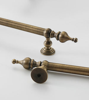 Solid Brass Neoclassical Cabinet Pulls & Knobs - Furniture Hardware - #9 / 1pc