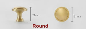 Solid Brass Round Cabinet Cup Pulls - Antique Bronze Finish Hardware - Brass 171mm / 1pc