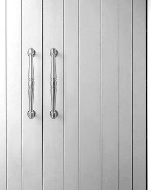 Solid Brass Round Cabinet Cup Pulls - Polished Silver Finish - #3 - 32mm / 1pc
