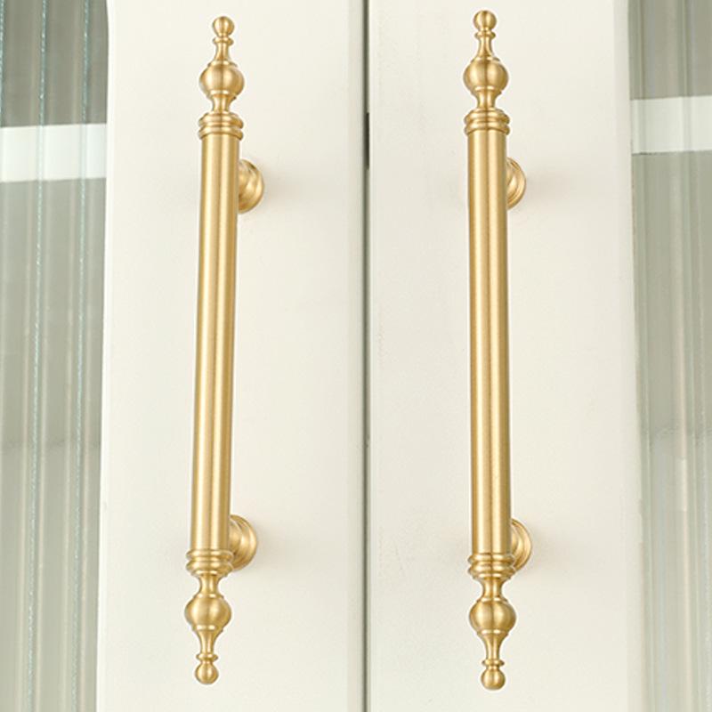 Solid Brass Round Cabinet Pulls & Knobs - Antique Bronze Finish - #1 Round 30mm Bronze / 1pc