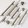 Solid Brass Round Cabinet Pulls & Knobs - Antique Bronze Finish - #1 Round - 25mm / 1pc