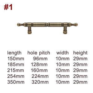 Solid Brass Round Cabinet Pulls & Knobs - Antique Bronze Finish - #1 Round - 30mm / 1pc
