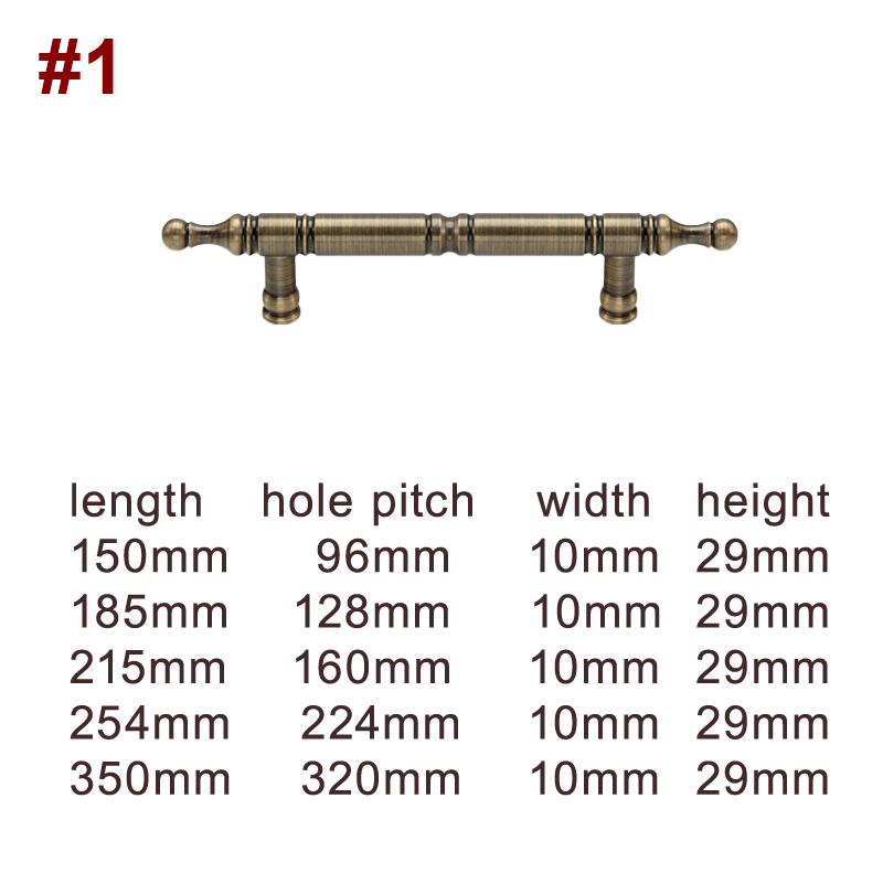 Solid Brass Round Cabinet Pulls & Knobs - Antique Bronze Finish - #1 Round - 30mm / 1pc