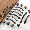 Solid Brass Round Cabinet Pulls & Knobs - Art Deco for Wardrobes - #1 24mm / 1pc