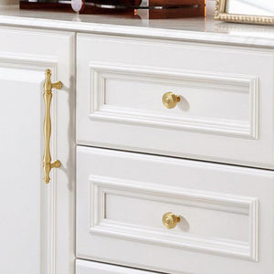 Solid Brass Round Cabinet Pulls & Knobs - Bronze Finish Hardware - view 8