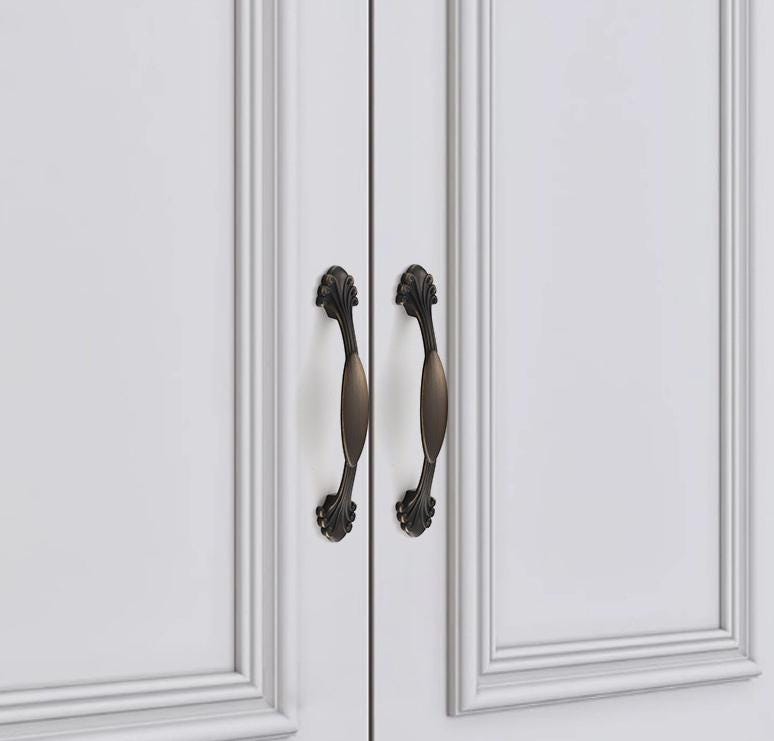 Solid Brass Round Cabinet Pulls & Knobs - Brushed Gold Finish - view 8