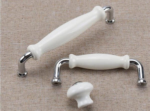 Solid Brass Round Cabinet Pulls & Knobs - Chrome Finish Hardware - view 8