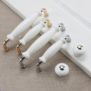 Solid Brass Round Cabinet Pulls & Knobs - Chrome Finish Hardware - view 10