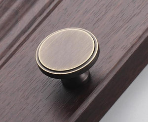 Solid Brass Vintage Cabinet Pulls & Knobs - Antique Bronze Finish - view 7