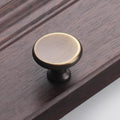 Solid Brass Vintage Cabinet Pulls & Knobs - Antique Bronze Finish - #2 / 1pc
