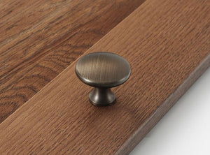 Solid Brass Vintage Cabinet Pulls & Knobs - Antique Bronze Finish - view 4