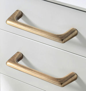 Solid Brass Vintage Cabinet Pulls & Knobs - Antique Bronze Finish - #3 - 25mm / 1pc