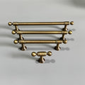 Solid Brass Vintage Cabinet Pulls & Knobs - Furniture Hardware - #1 T-Shape / 1 pc