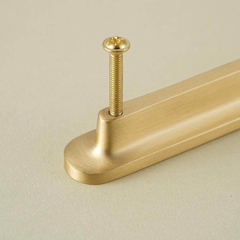 Solid Brass Vintage Cabinet Pulls & Knobs - Matte Gold Finish - #4 - 20mm / 1pc