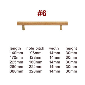 Scandinavian Wood Cabinet Pulls, T-Bars & Knobs - #2
