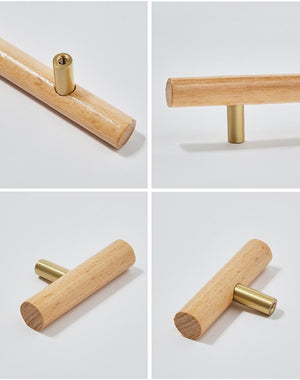 Scandinavian Wood Cabinet Pulls, T-Bars & Knobs - #4